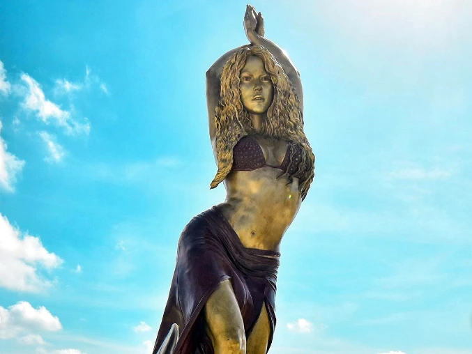 Shakira ya tiene su propia estatua en Barranquilla