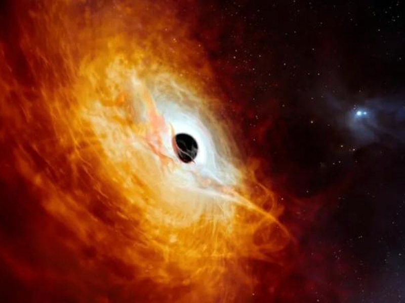 ‘Posiblemente el lugar más infernal del universo’: el enorme agujero negro que devora un sol cada día