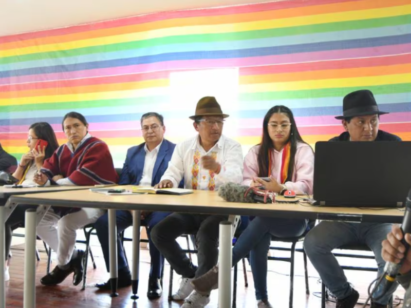 Pachakutik hará tres convenciones para unificar a la militancia y llegar con candidatos propios a los comicios del 2025