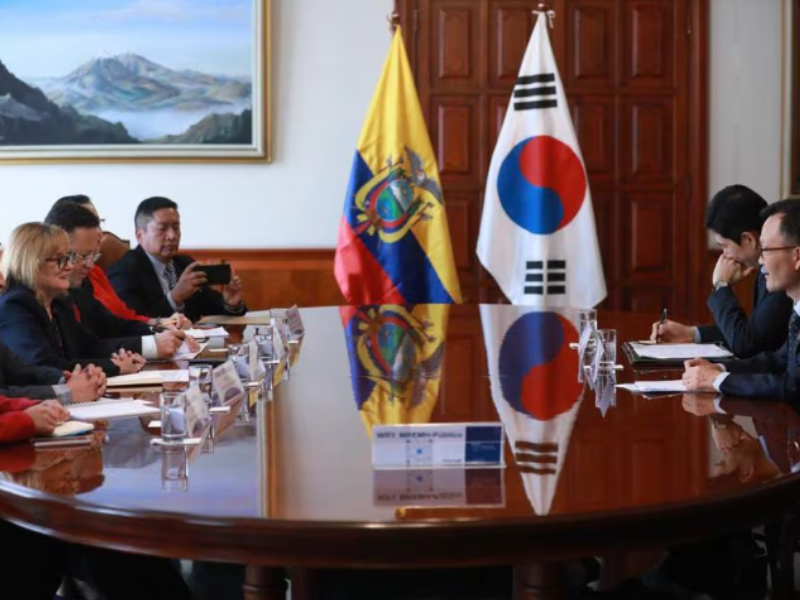 Ecuador y Corea del Sur avanzan en los preparativos para la firma definitiva de acuerdo comercial