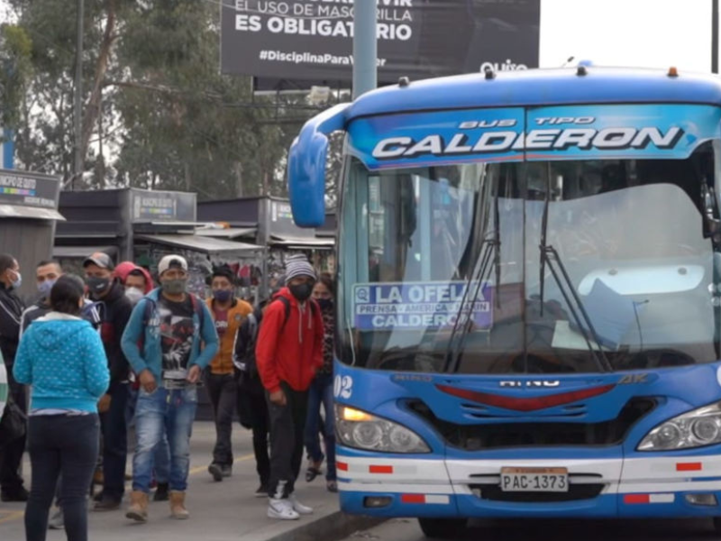 Quito: Pabel Muñoz informó que trabajarán más en el control a los buses