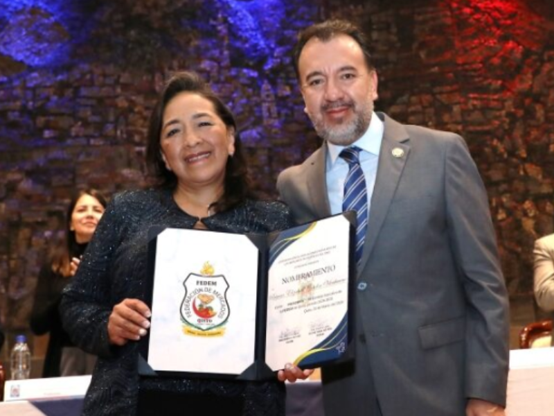 Alcalde de Quito posesionó a la nueva directiva de la Federación de Mercados Municipales