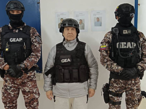 Pablo Muentes seguirá recluido en la cárcel La Roca de Guayaquil