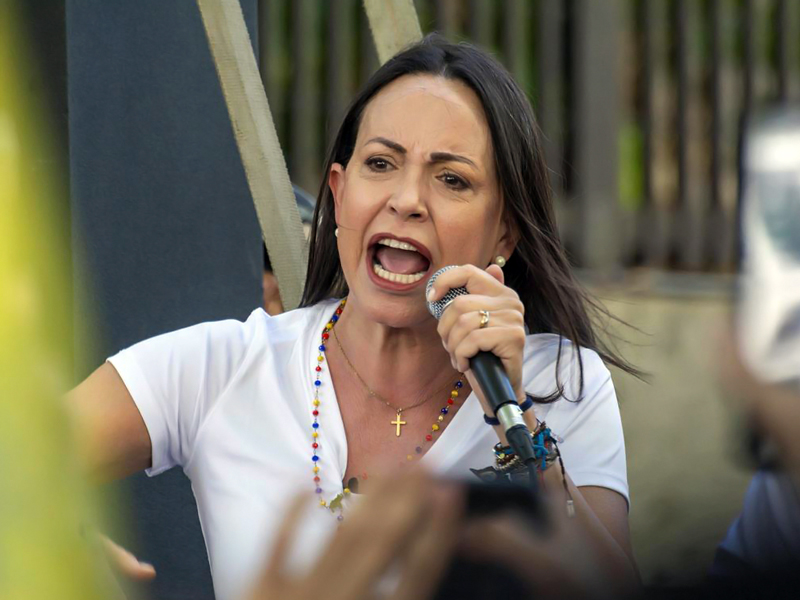 María Corina Machado no apoya a ninguno de los inscriptos a última hora en Venezuela