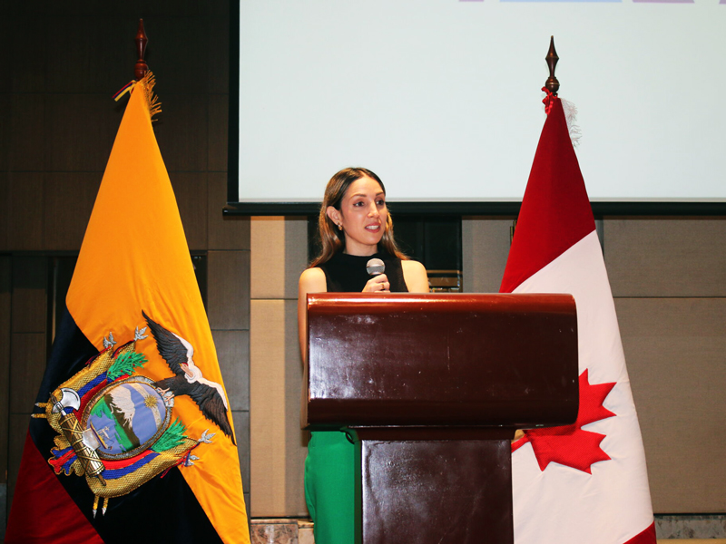 Ministra resalta beneficios y oportunidades del Acuerdo Comercial entre Ecuador y Canadá