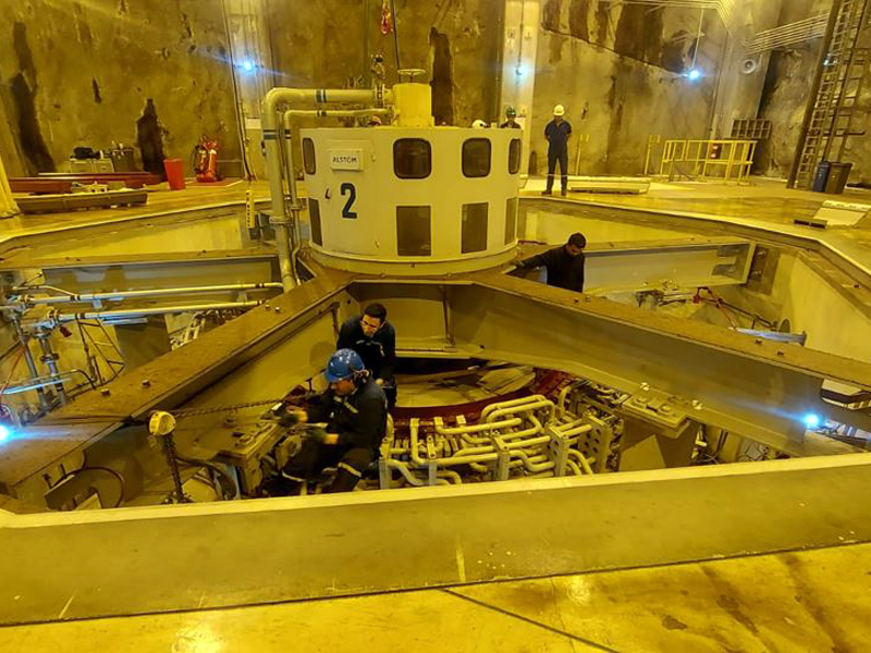 Central Hidroeléctrica Mazar entra en operación, tras mantenimiento a la Unidad 02