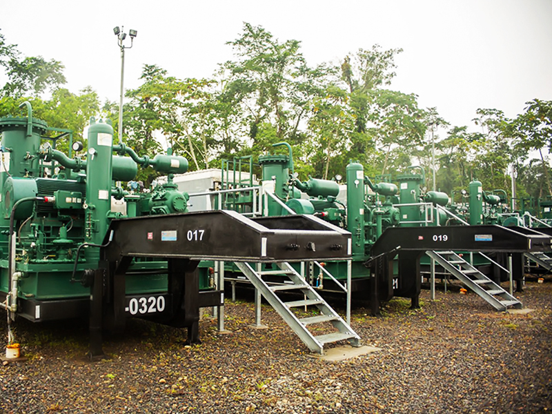 Petroecuador inaugura planta de captación de gas asociado en el Campo Drago, Sucumbíos