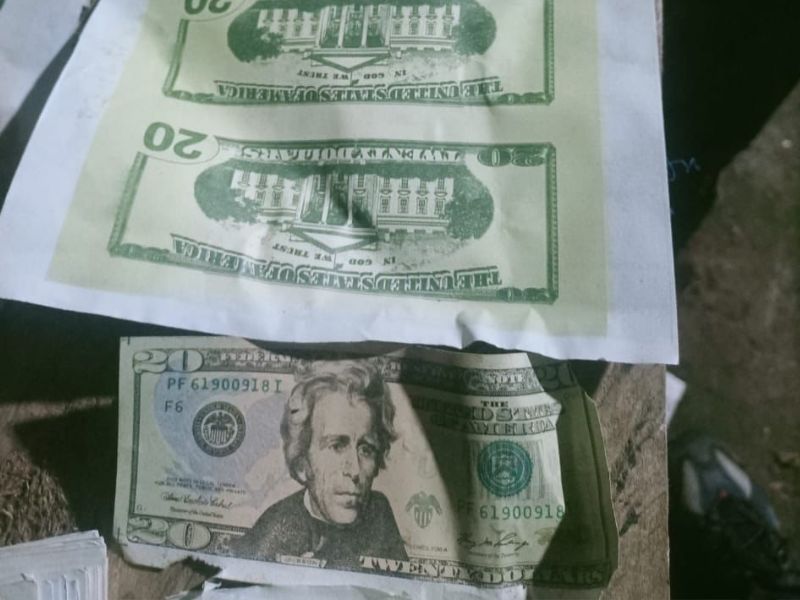 FFAA detienen a dos personas por falsificación de dinero en Esmeraldas