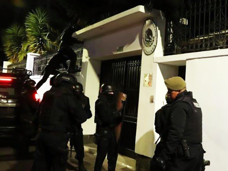 Presidentes latinos se solidarizan con México, tras incursión policial a Embajada en Quito