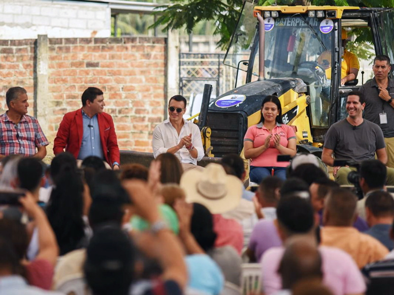 21 comunidades Rurales de Rocafuerte, en Manabí, tendrán agua potable