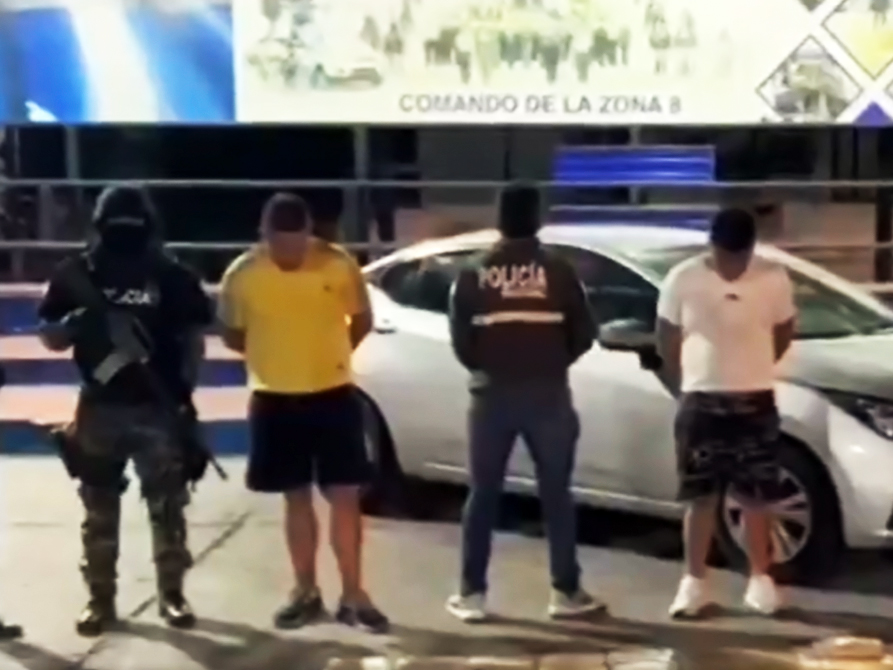 Dos colombianos de intermedio y alto valor  fueron capturados en Guayaquil