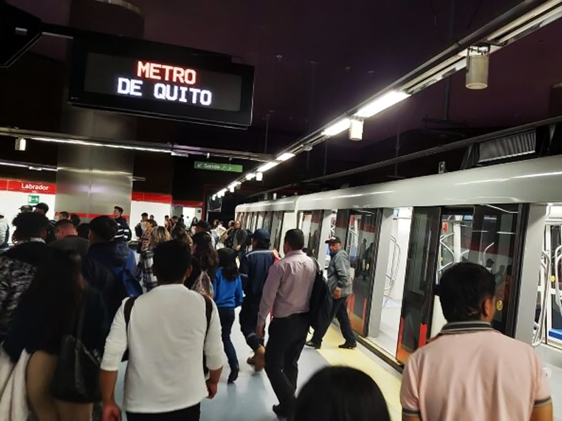 Quito ha reducido 27 mil toneladas de emisiones de CO2 con el Metro