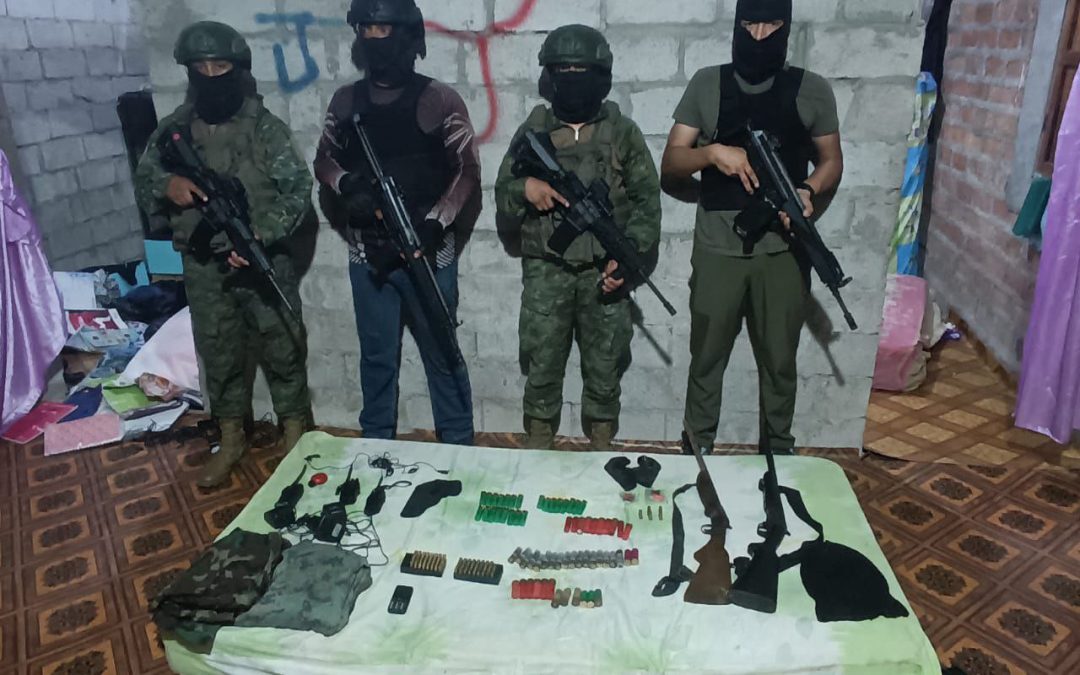 Operativo militar en Portoviejo desarticula presunta célula terrorista «Los Choneros»