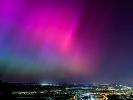 Espectacular aurora boreal ilumina los cielos del hemisferio norte