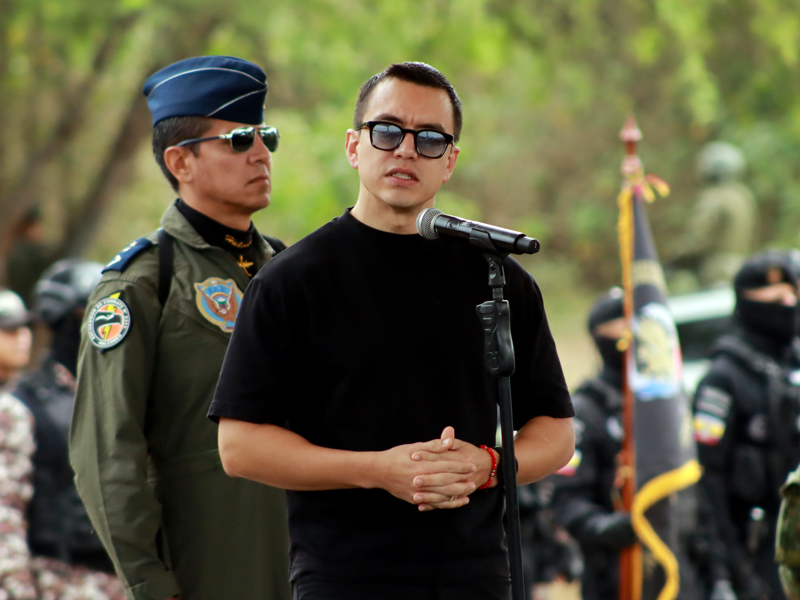 ¿El mismo discurso?  Noboa también dice que heredó un país ‘prácticamente quebrado’