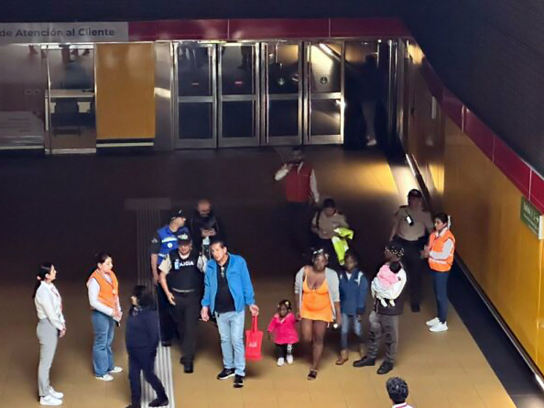 Protocolo de evacuación del Metro de Quito se activó satisfactoriamente durante apagón nacional