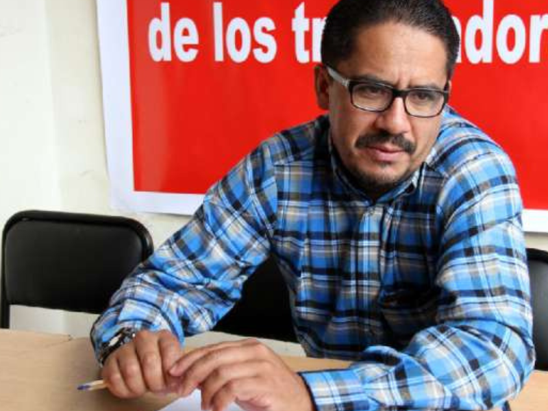 “Es una burla el reglamento para el nuevo contrato colectivo”. José Villavicencio del FUT