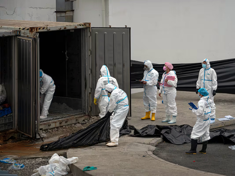 La morgue de Guayaquil colapsa con más de 200 cadáveres de personas asesinadas
