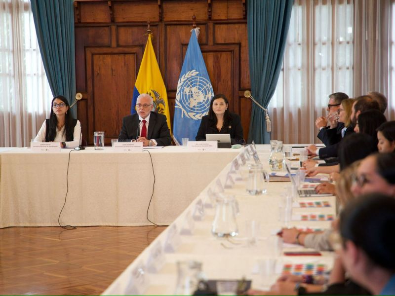 Ecuador y la ONU revisan los avances y desafíos del Marco de Cooperación 2022 – 2026