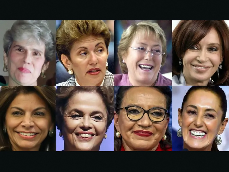 Quiénes son las 7 mujeres que fueron elegidas presidentas en América Latina antes de Claudia Sheinbaum