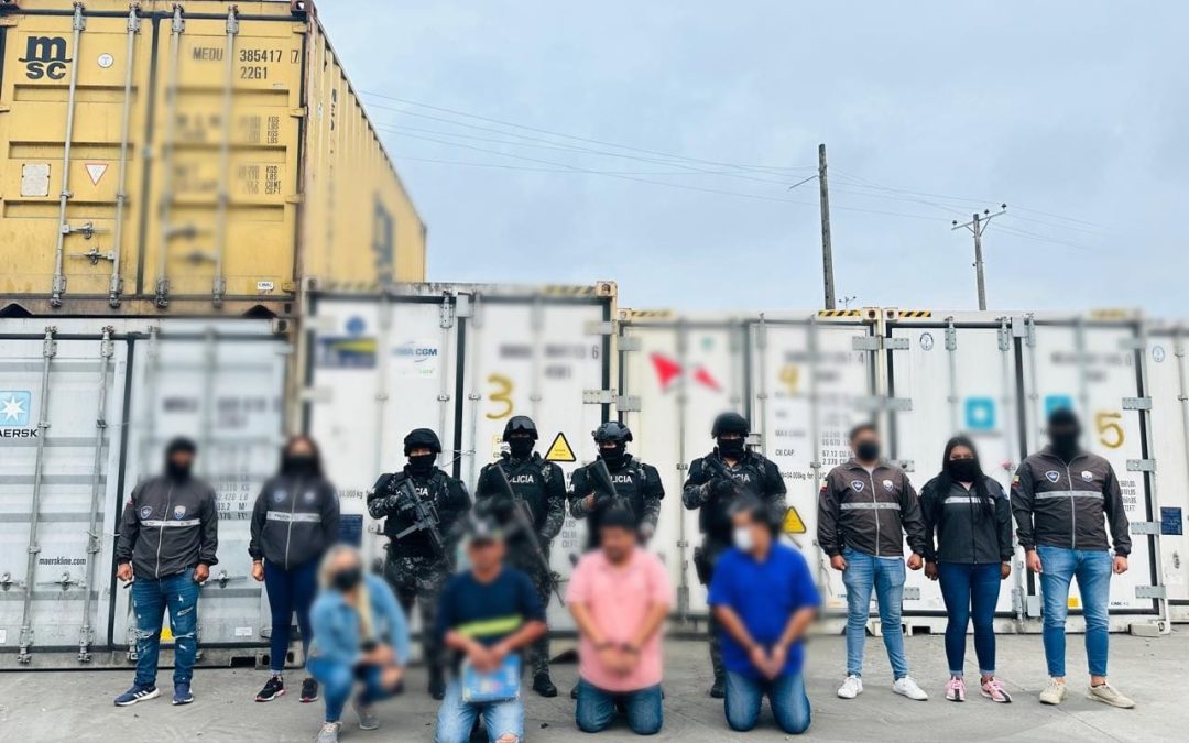 125 kilos de droga incautados en puerto de Guayaquil