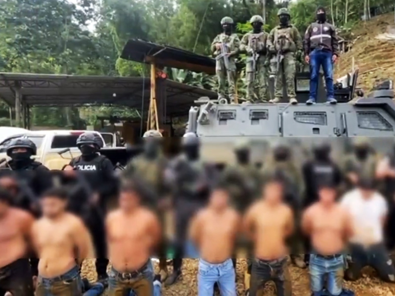 Enfrentamiento armado en una mina ilegal de Azuay deja 11 detenidos