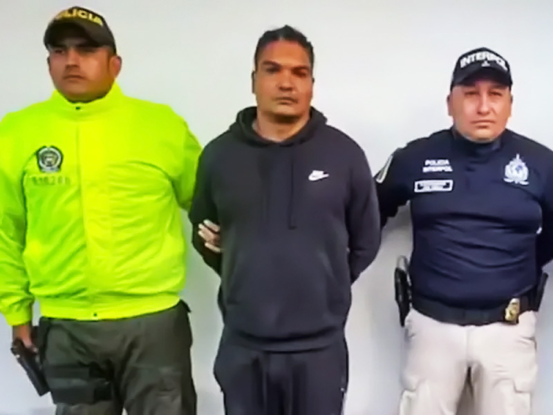 Larry Changa, confundador del Tren de Aragua que era buscado en 196 países, fue arrestado en Colombia