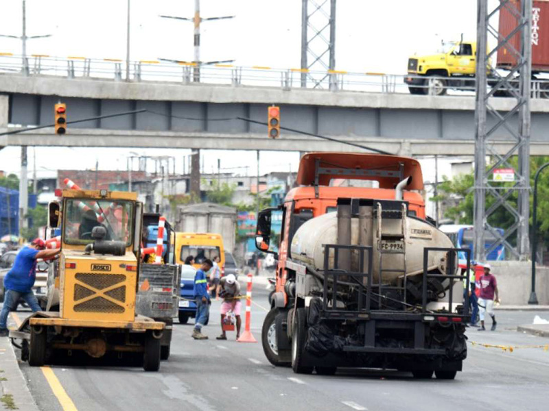 Inicia el mantenimiento del último tramo de la Vía Perimetral en Guayaquil