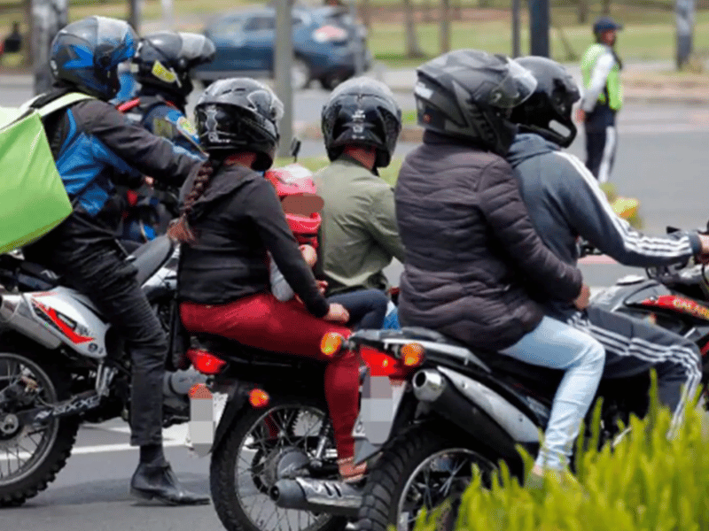 56% de delitos se cometen en motocicletas en Quito, según vicealcaldesa