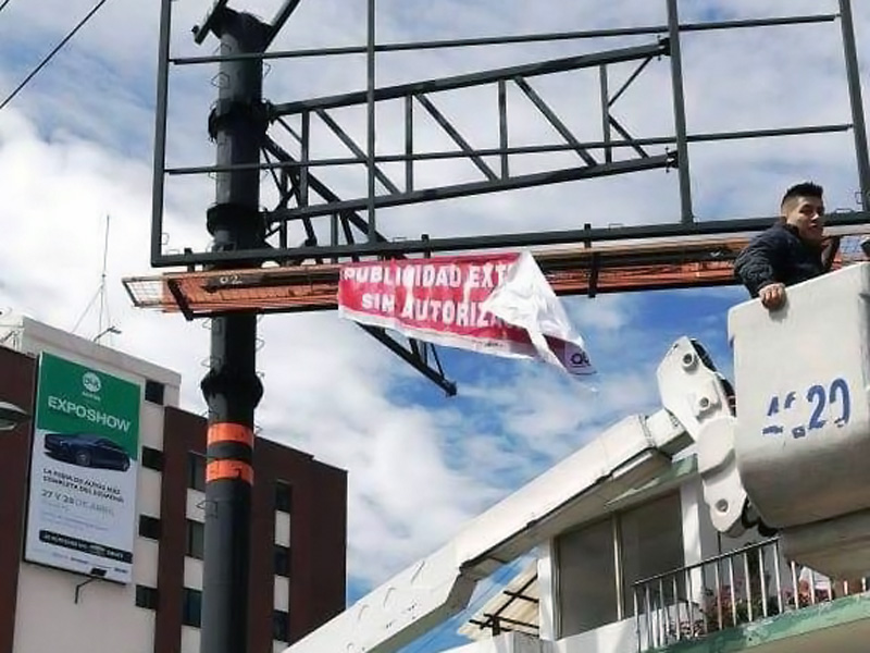 Municipio de Quito plantea ordenanza para regular las vallas publicitarias