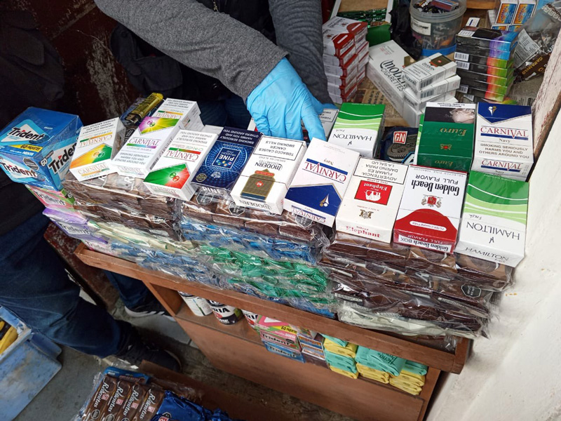 Operativos nacionales decomisan más de 174.000 cigarrillos ilegales en 2024