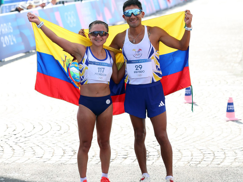 Glenda Morejón y Daniel Pintado logran medalla de plata en los Juegos Olímpicos