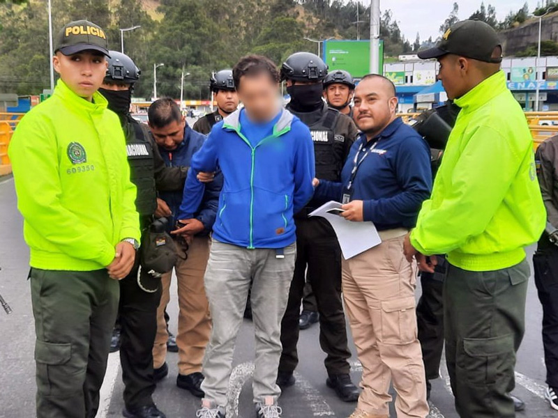 Polícia ecuatoriana captura a supuesto miembro del ‘Clan del Golfo’