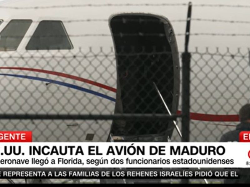 EEUU incauta avión de Nicolás Maduro, en la República Dominicana 