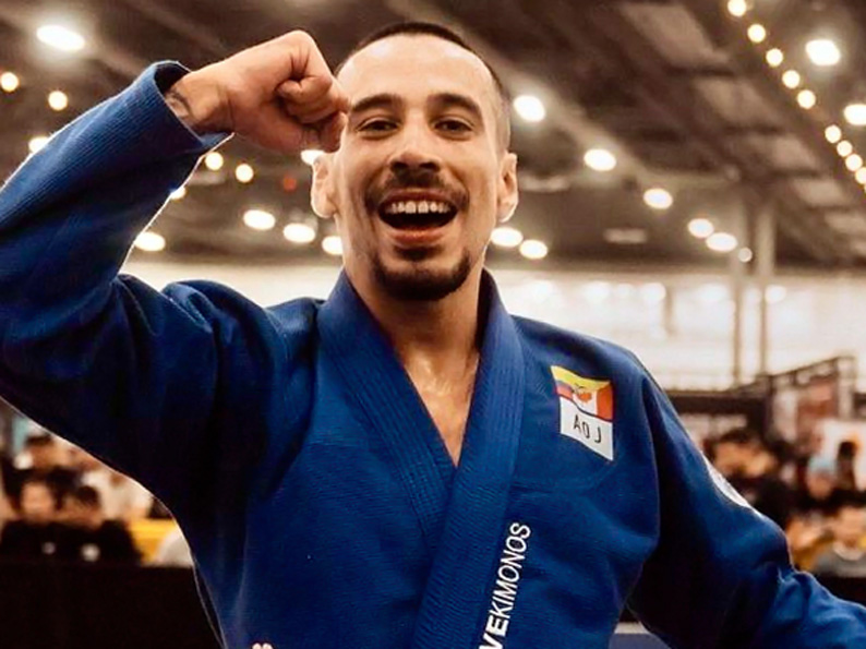 Andrés Alvarado gana oro en el mundial master de Jiu-Jitsu en Las Vegas