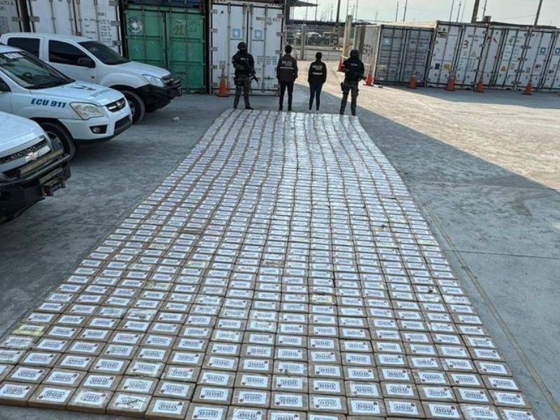 Más de una tonelada de cocaína y ningún detenido, deja operativo en Guayaquil