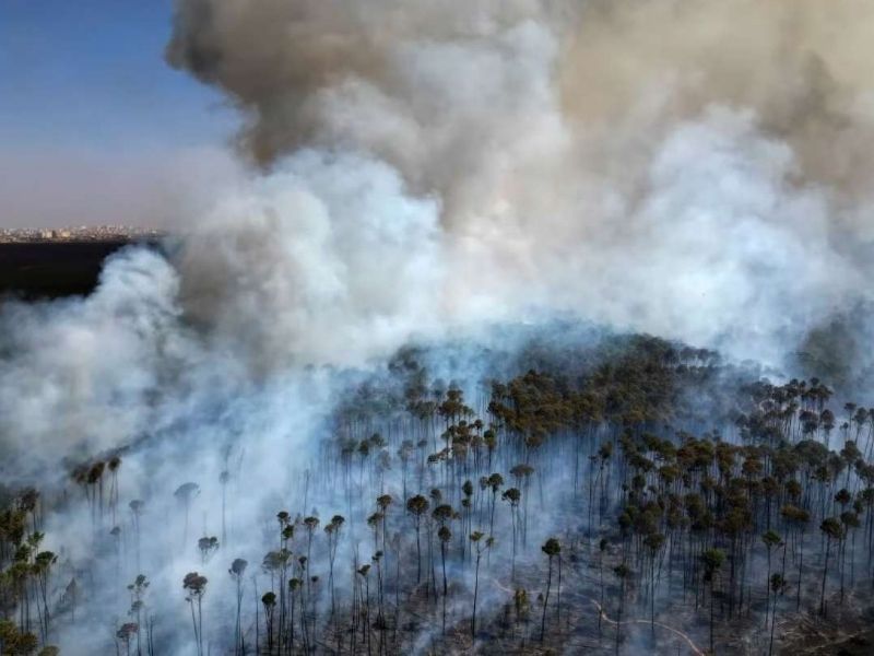 Incendios forestales en Bolivia y Brasil deterioran la calidad del aire en Sudamérica