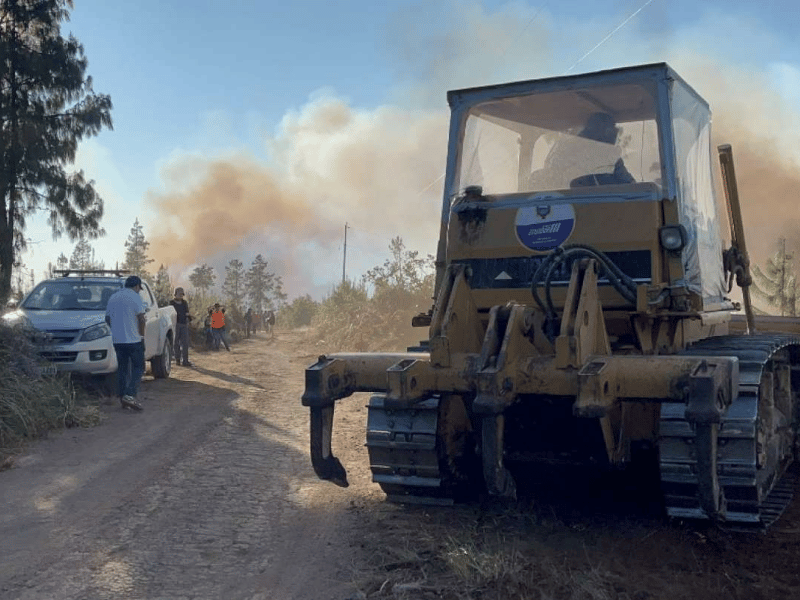 6 incendios permanecen activos en Ecuador