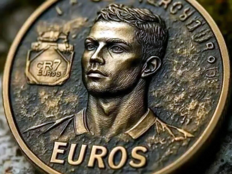 Cristiano Ronaldo quedará inmortalizado en una moneda de 7 euros