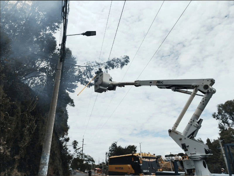 Corte de luz en Quito por caída de árbol; semáforos y sectores afectados