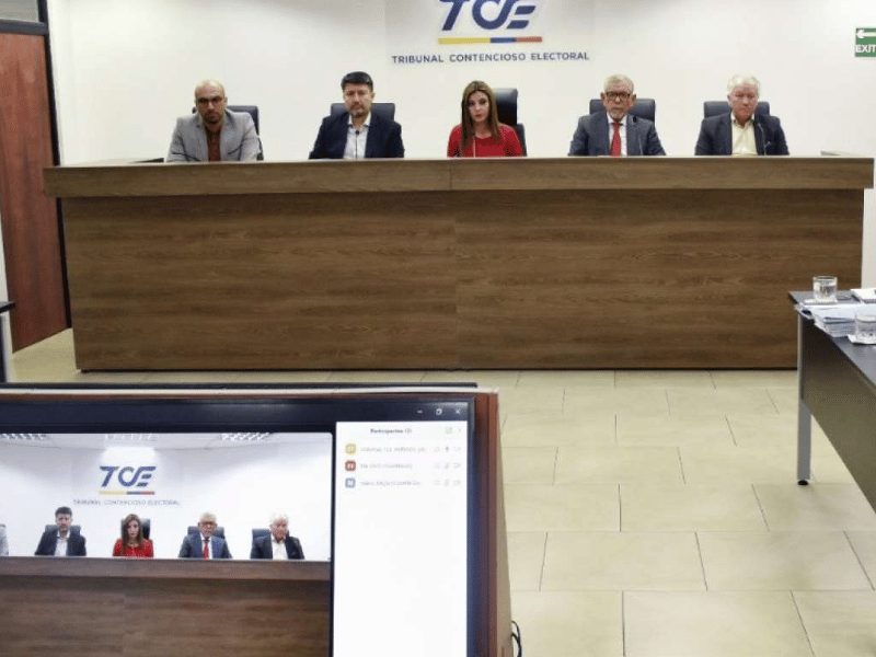 TCE aprobó recusación presentada por Diana Jácome