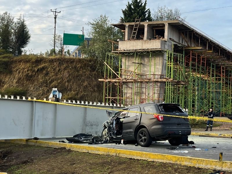 Accidente en la Autopista General Rumiñahui deja un fallecido y cuatro heridos