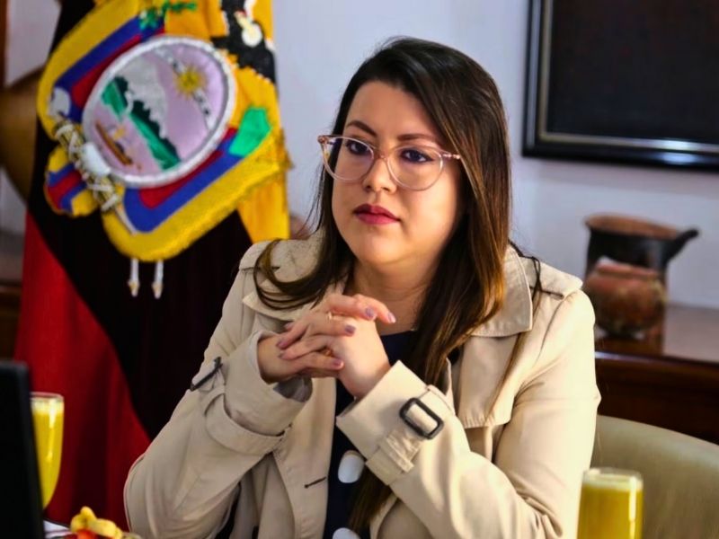 Juicio político contra la exministra Andrea Arrobo avanza en la Asamblea Nacional