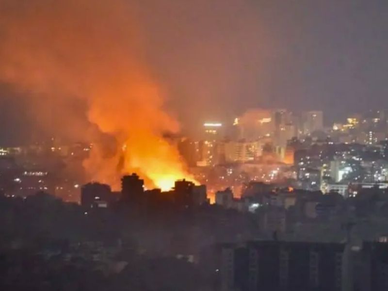 Beirut vive una de las “peores noches” de bombardeos; Israel emite nuevas órdenes de evacuación en el Líbano