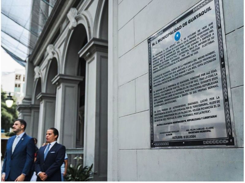 Guayaquil celebra 204 años de Independencia con ceremonias y actos conmemorativos