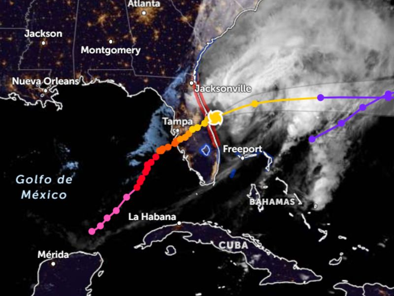 El huracán Milton azota Florida con inundaciones potencialmente mortales 