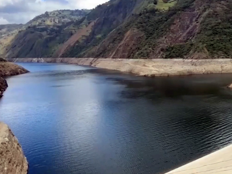 Represa Mazar incrementa su nivel tras las lluvias, pero la sequía persiste en Cuenca