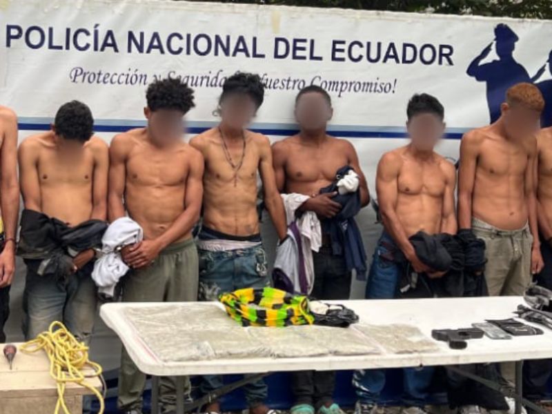 En Durán, la ciudad más violenta del país, capturan a 13 presuntos integrantes de los Chonekillers