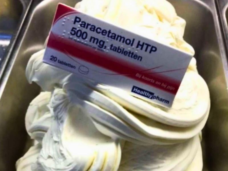 El polémico helado de paracetamol que sorprendió en los Países Bajos