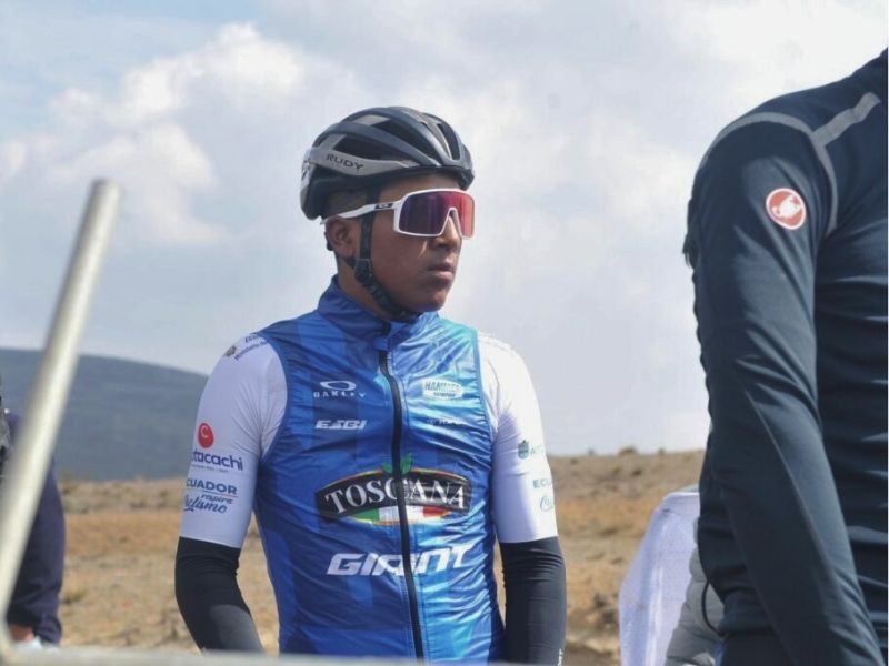 Joffre Imbaquingo, el joven talento carchense que sueña con la élite del ciclismo internacional